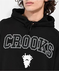 Crooks & Castles Collegiate Black Hoodie