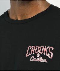 Crooks & Castles Logo Black T-shirt