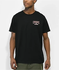 Crooks & Castles Logo Black T-shirt