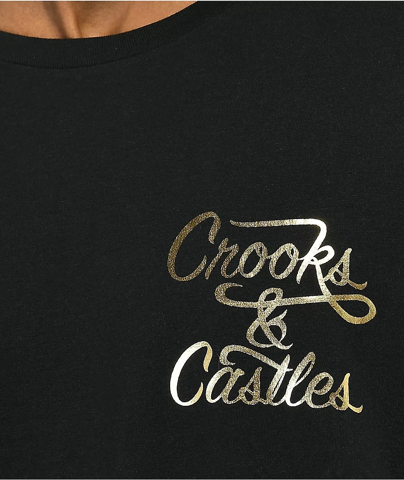 Crooks & Castles Halfway Black T-Shirt