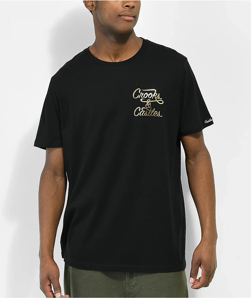 Crooks & Castles Halfway Black T-Shirt