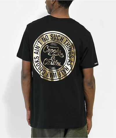Crooks & Castles Halfway Black T-Shirt