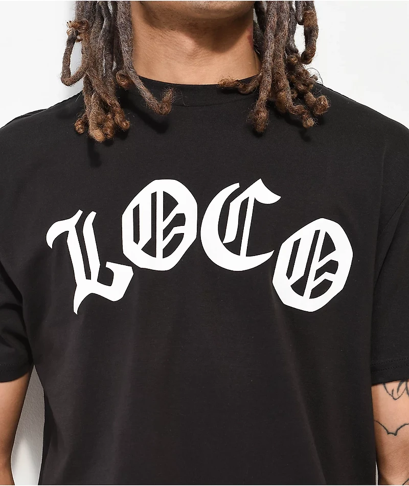 Crooks & Castles Loco Black T-Shirt