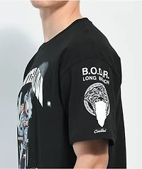 Crooks & Castles x Back On Death Row Black T-Shirt