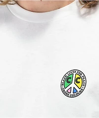 Cross Colours Black Lives For Peace White T-Shirt