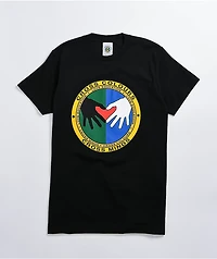 Cross Colours Minds Black T-Shirt