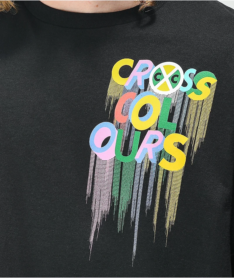 Cross Colours Drip Black T-Shirt