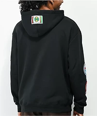 Cross Colours Patches Black Hoodie