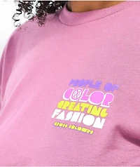 Cross Colours People Of Color Purple T-Shirt
