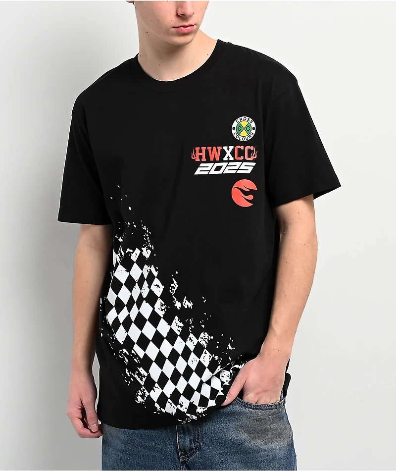 Cross Colours x Hot Wheels Speedway Motors Black T-Shirt