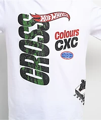 Cross Colours x Hot Wheels Turbo Drive White T-Shirt