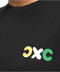 Cross Colours x Skate Nation Ghana Tribal Print Black T-Shirt