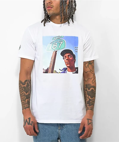 Cross Colours x Snoop Dogg East Cali White T-Shirt