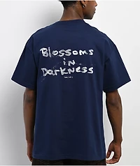 Cross Colours x Tupac Blossoms In Darkness Navy T-Shirt