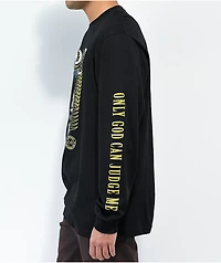 Cross Colours x Tupac Shakur Profile Black Long Sleeve T-Shirt
