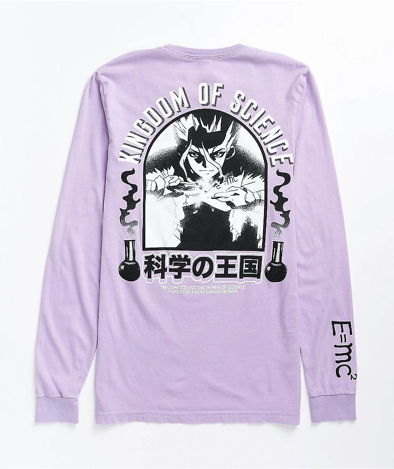 Crunchyroll x Dr. Stone Science Lavender Long Sleeve T-Shirt