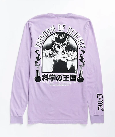 Crunchyroll x Dr. Stone Science Lavender Long Sleeve T-Shirt