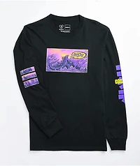 Crunchyroll x Godzilla Skreeonk Black Long Sleeve T-Shirt