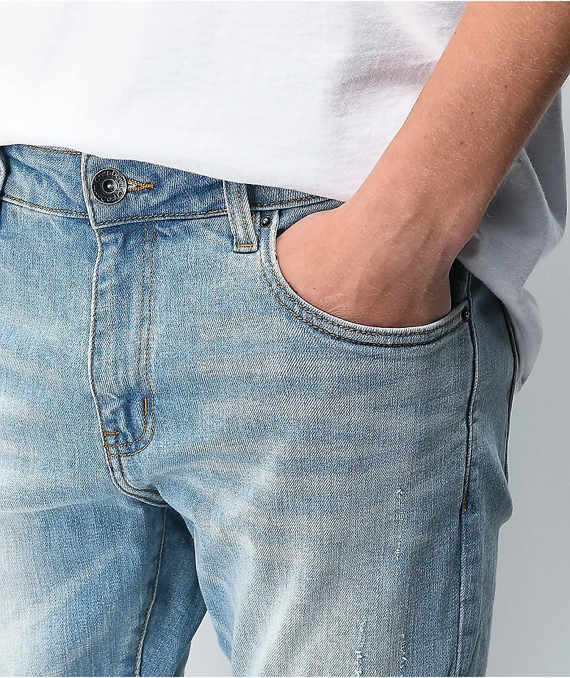 Crysp Atlantic Blue Skinny Jeans
