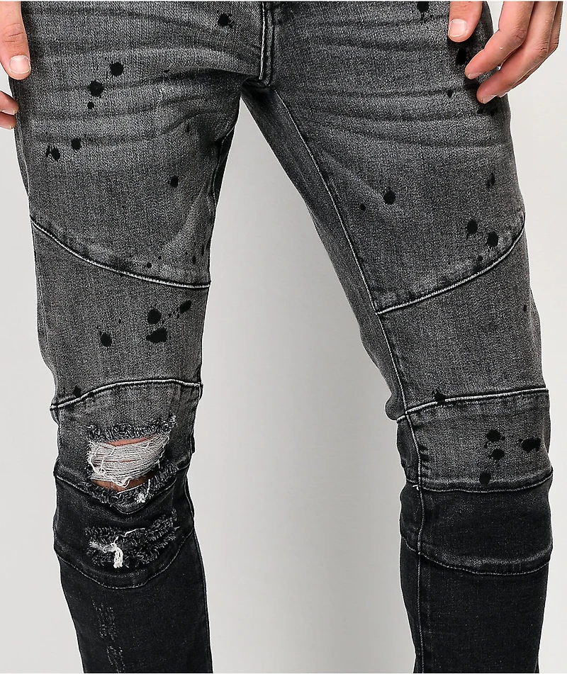 Crysp Denim Montana Black Dip Dye Jeans