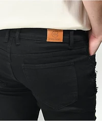 Crysp Hagan Patchwork Black Jeans