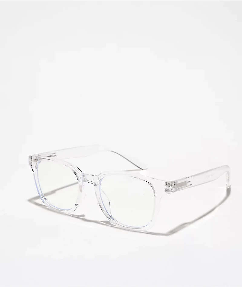 Crystal Square Blue Light Glasses