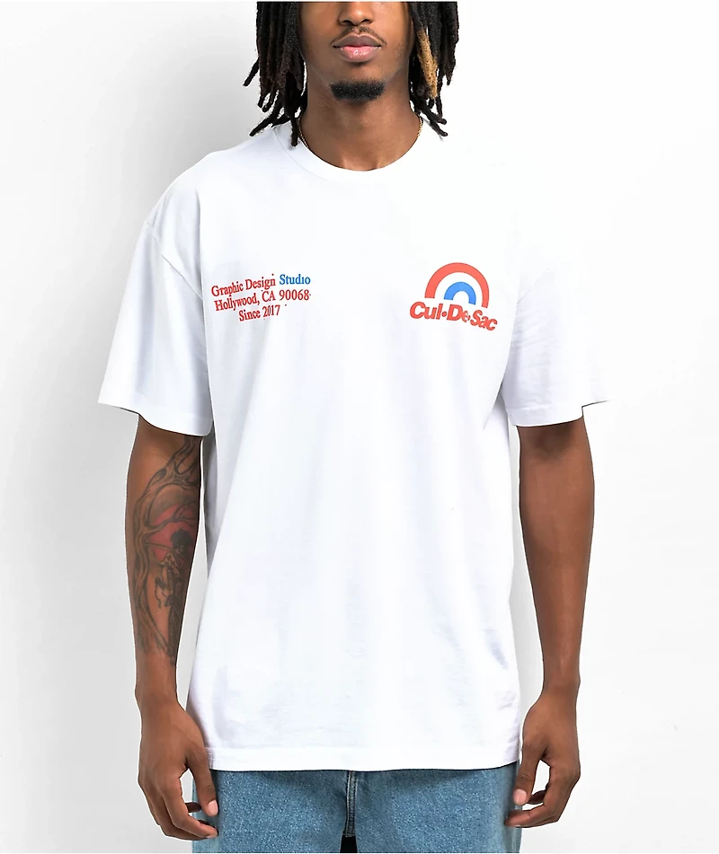 Cul De Sac Airbrush White T-shirt