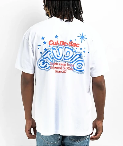 Cul De Sac Airbrush White T-shirt