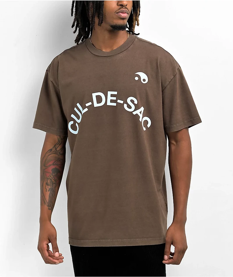 Cul De Sac Portfolio Brown T-shirt