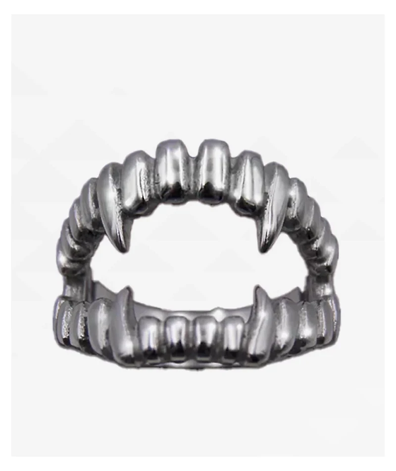 Cyberspace Shop Fangs Silver Ring