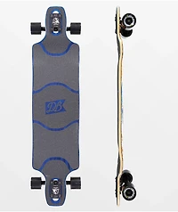 DB Longboards Paradigm Blue & Gold 41" Drop Through Longboard Complete