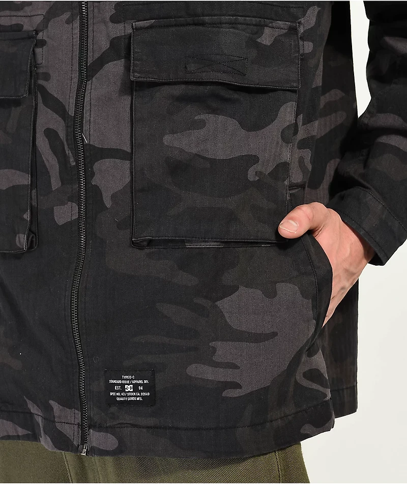 DC Admiral 3 Black Camo Jacket