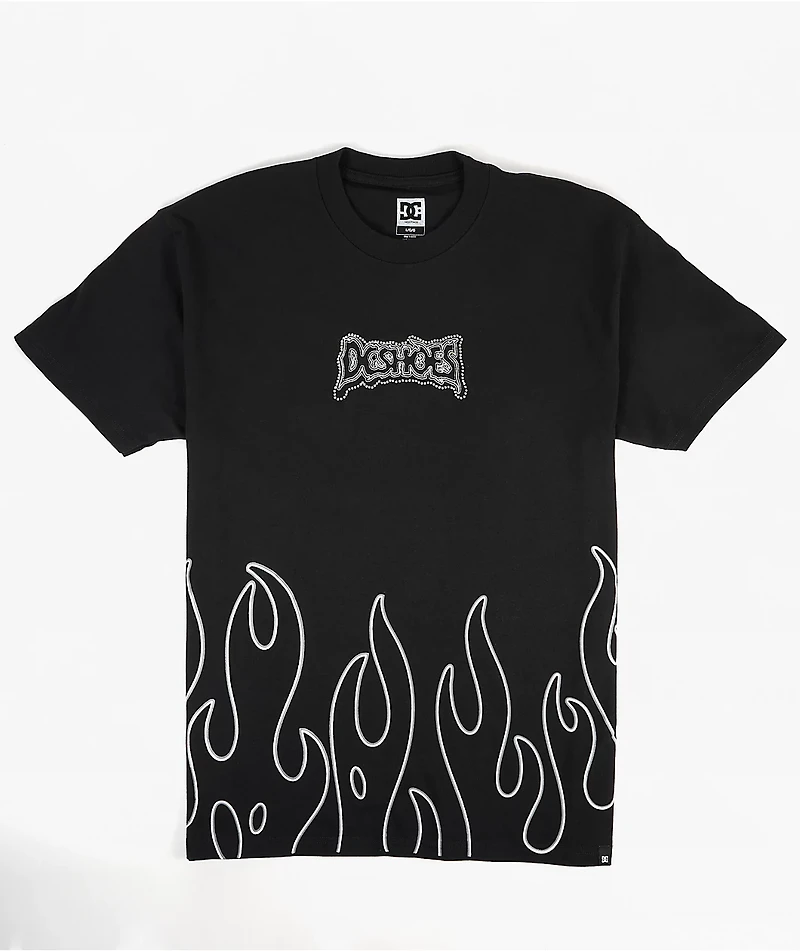 DC Burning Diamonds Black T-Shirt