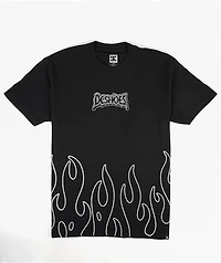 DC Burning Diamonds Black T-Shirt