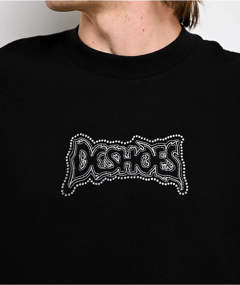 DC Burning Diamonds Black T-Shirt