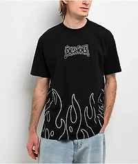 DC Burning Diamonds Black T-Shirt
