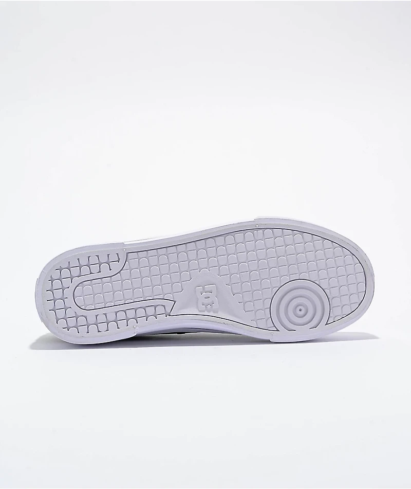 DC Chelsea Black & White Platform Shoes