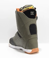 DC Control Olive Green Boa Snowboard Boots 2022
