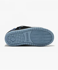 DC Court Graffik Black & Blue Camo Skate Shoes