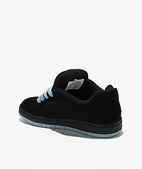 DC Court Graffik Black & Blue Camo Skate Shoes