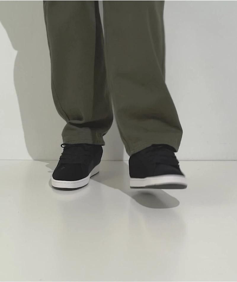 DC Court Graffik Black & Camo Skate Shoes