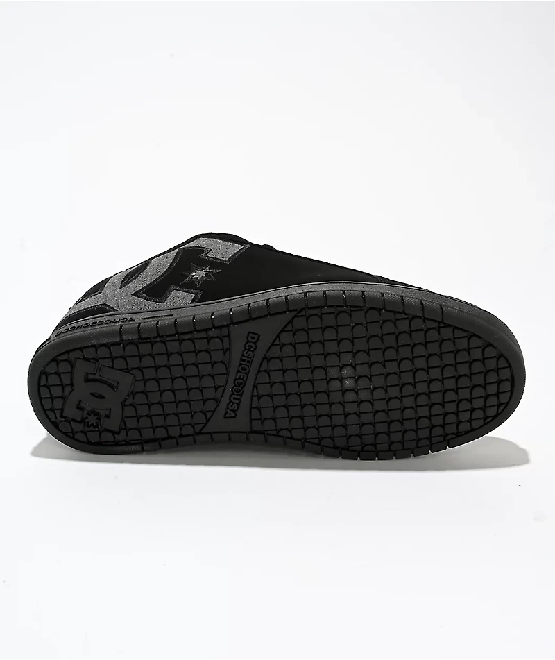 DC Court Graffik Black & Grey Skate Shoes