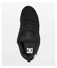 DC Court Graffik Black & Hot Pink Skate Shoes
