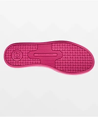 DC Court Graffik Black & Hot Pink Skate Shoes