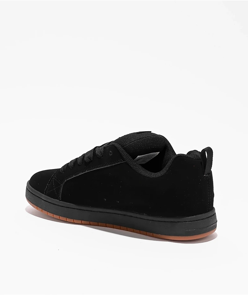 DC Court Graffik Black & Paisley Skate Shoes
