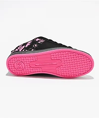 DC Court Graffik Black & Pink Zebra Skate Shoes