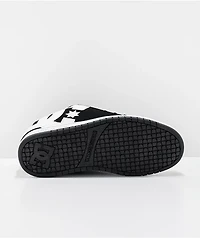 DC Court Graffik Black & White Skate Shoes