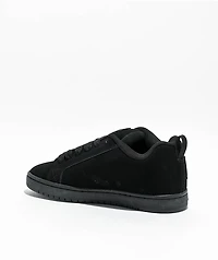 DC Court Graffik Black Skate Shoes