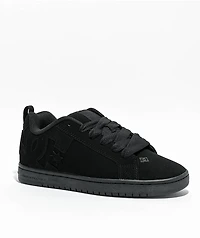 DC Court Graffik Black Skate Shoes