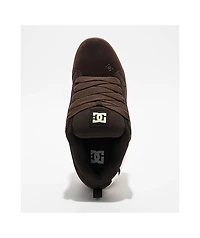 DC Court Graffik Brown Skate Shoes